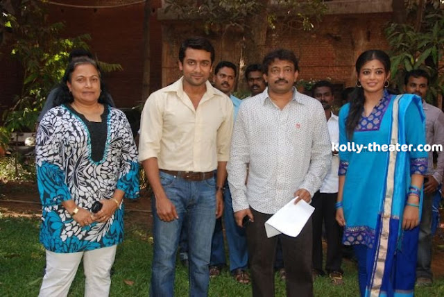 Priya Mani Birthday bash Stills on Rattha Charithram sets