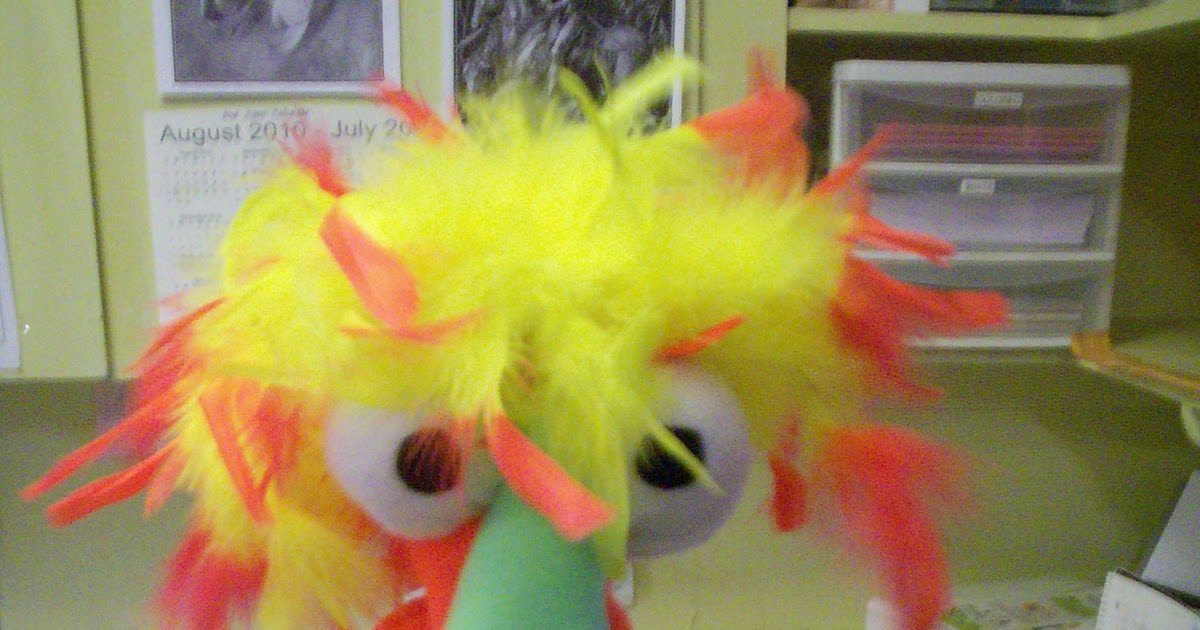 Puppet Space Black Light Puppet Critter Experiment