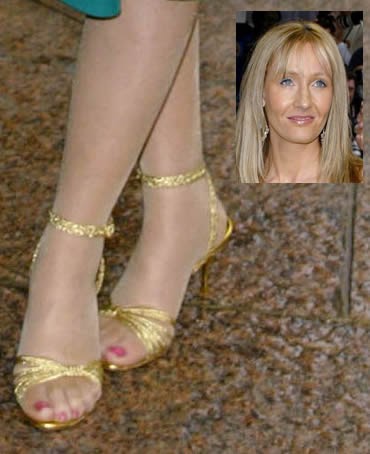 J.K. Rowling feet pictures, J.K. Rowling legs, J.K. Rowling...