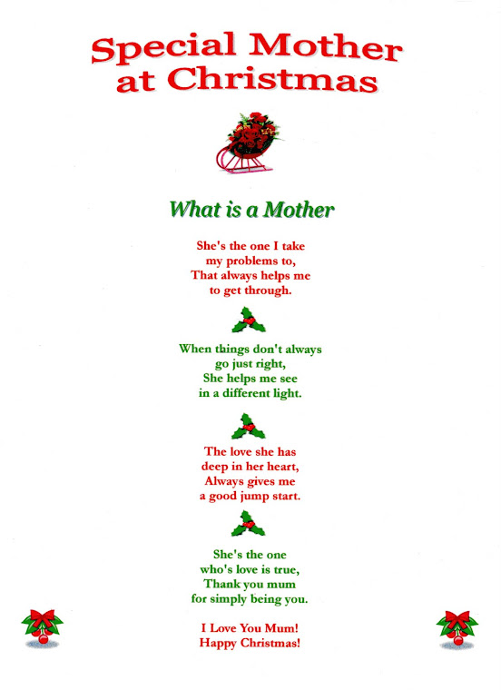 Christmas Mother Certificate