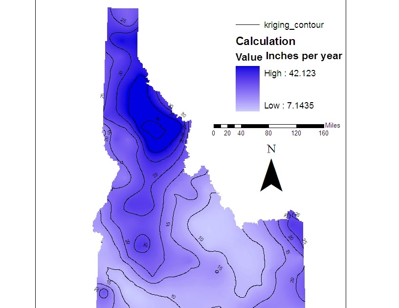 Taylor Lundeen's Geography 390 Blog Idaho Rainfall Maps
