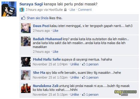 kenapa laki perlu pandai masak fb resp kenapa laki perlu pandai masak fb resp