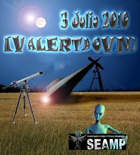 Cartel de la alerta OVNI del SEAMP 2010