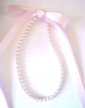 CoTToN CaNDy PiNk 8mm PeaRL & RiBBoN NecKLaCe