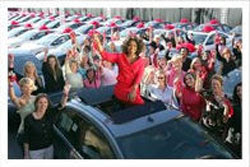 The 276 cars donated on Oprah Show in 2004