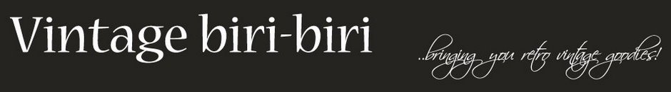 Vintage biri-biri\