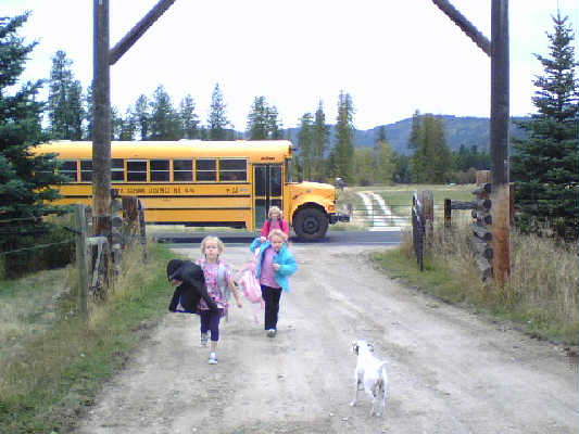 Jenna's first day of school