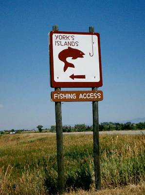 York's Islands sign