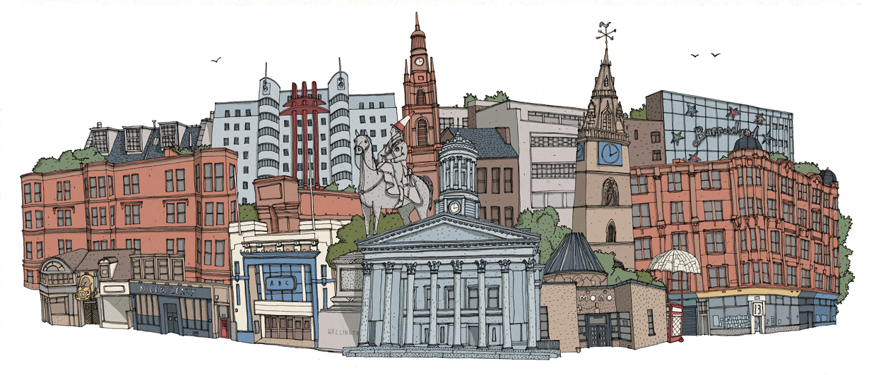 Garrique Cottage, Stirling Sketch of Glasgow David Galletly