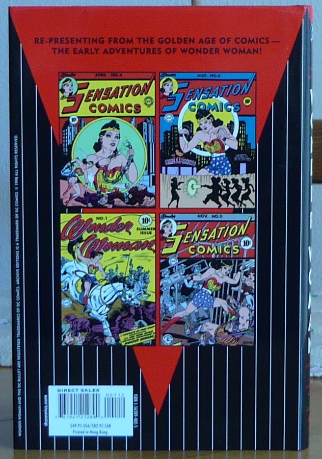 DC Archives - Wonder Woman - backcover