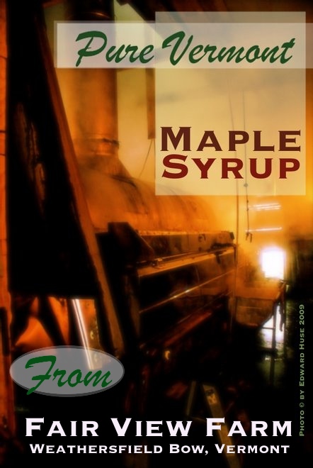 Sap is running! - and the sugar shack is adrift in great clouds of honey-hued clouds