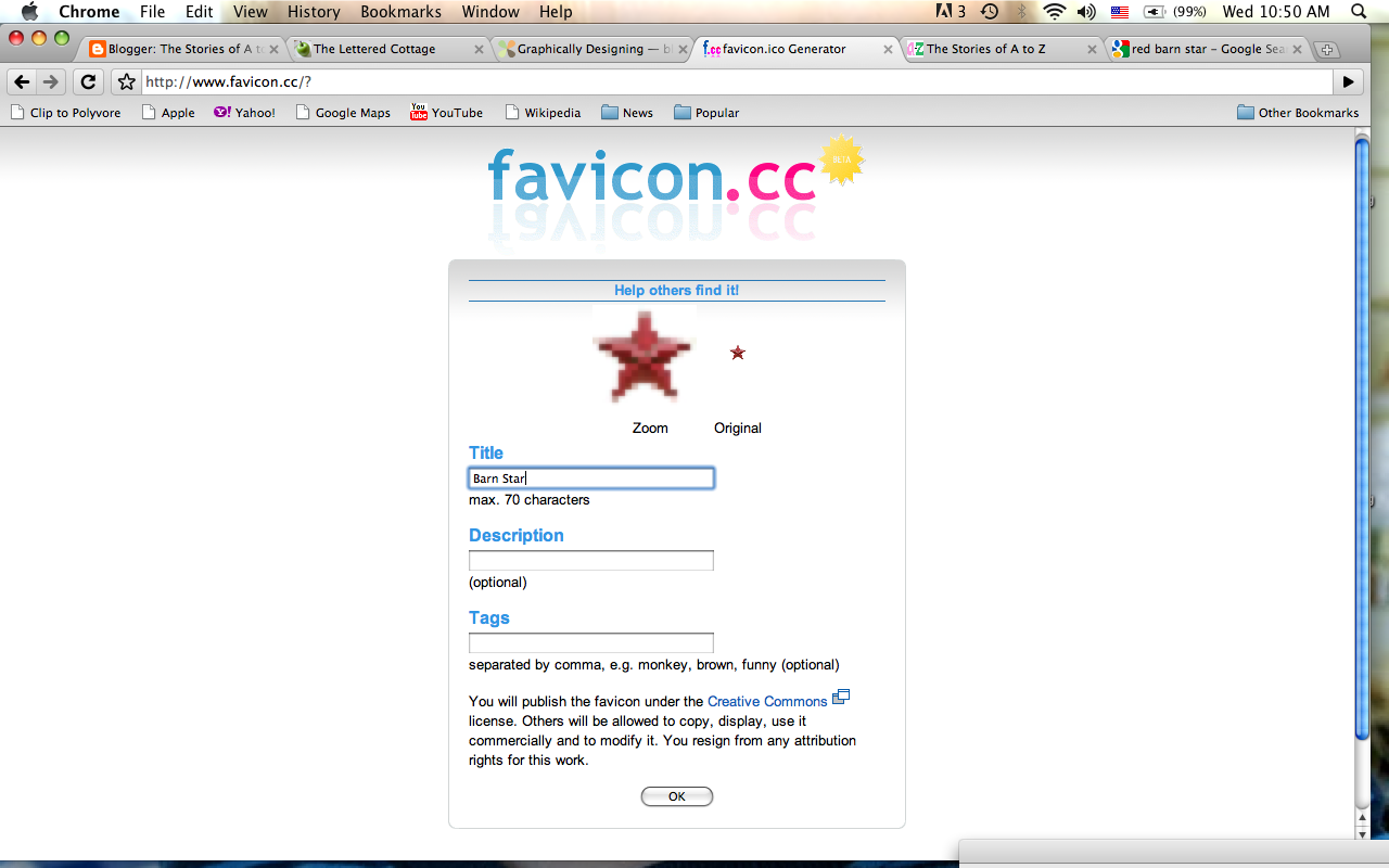 how to make a favicon in html
