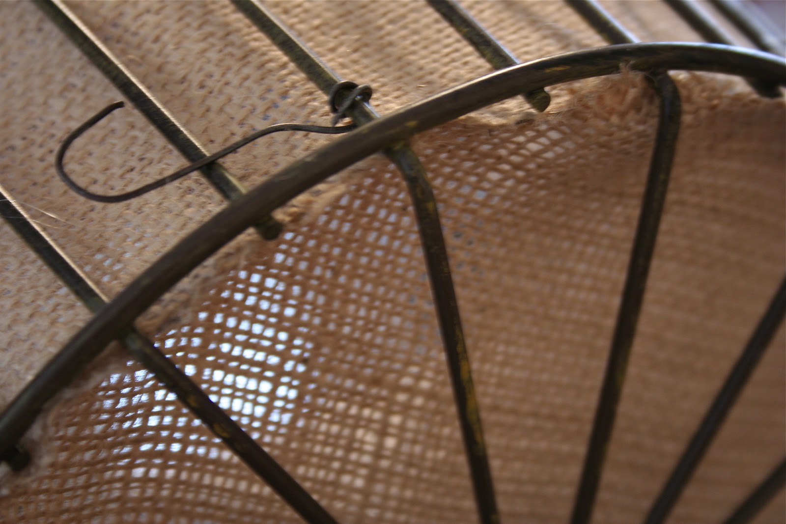 How to Make Burlap Light Shades