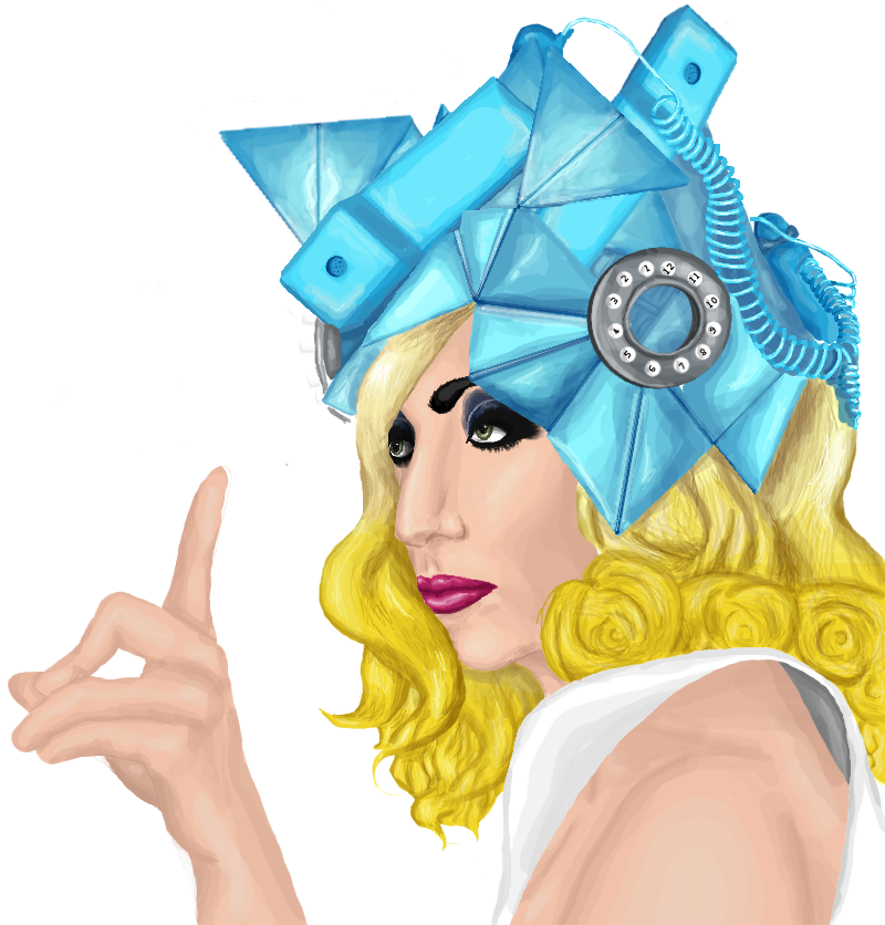lady gaga drawing telephone lady gaga drawing telephone