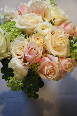 cream pink wedding bouquet soft magician flower sophie gentle palest ivory apricot tones trial spring green