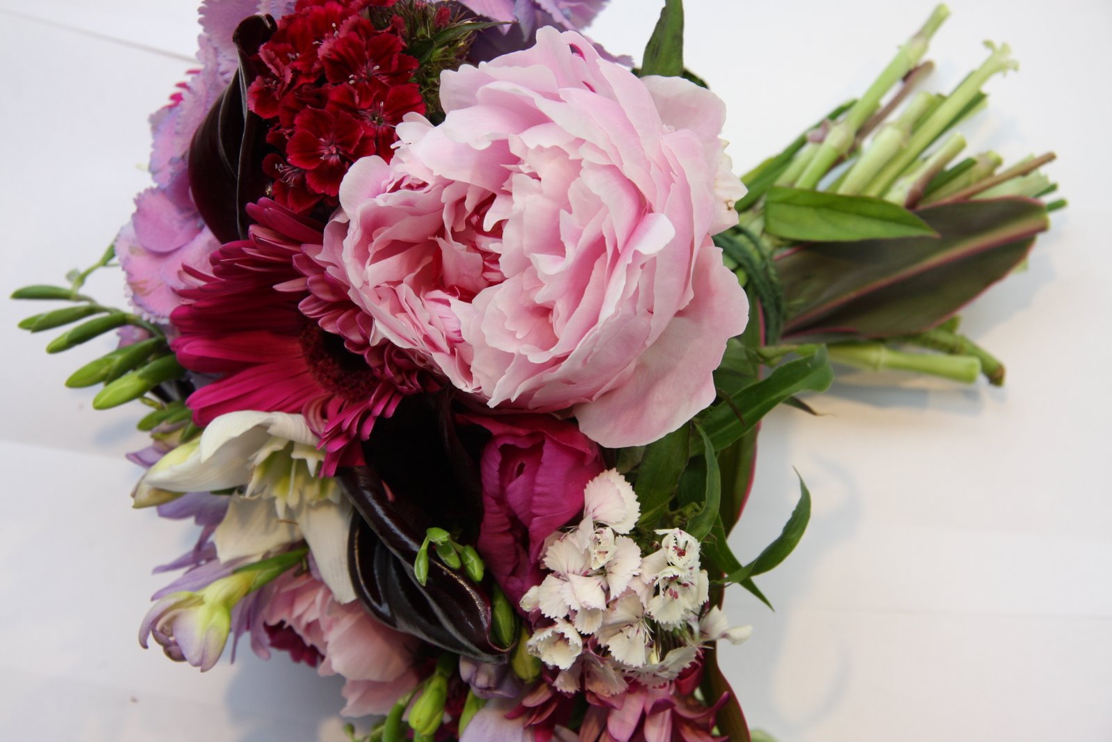 A Touch Of Beauty Bridal Bouquet With White Calla Lilies