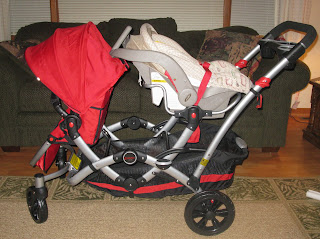 kolcraft twin stroller