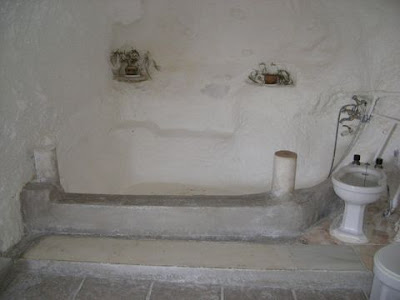 Bañera excavada en la roca