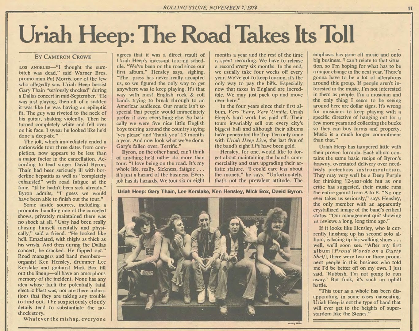 David S Rock Scrapbook Uriah Heep