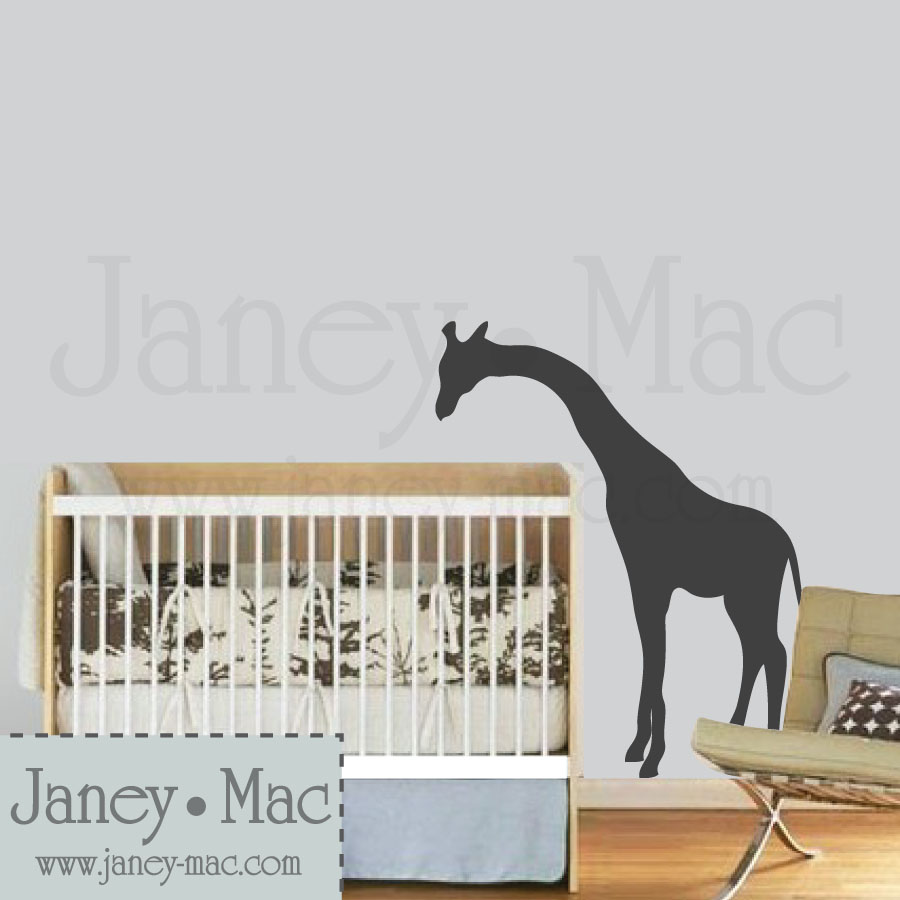 Janey Mac New Vinyl Wall Art Designs Giraffes