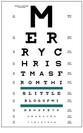 Make Your Own Eye Chart