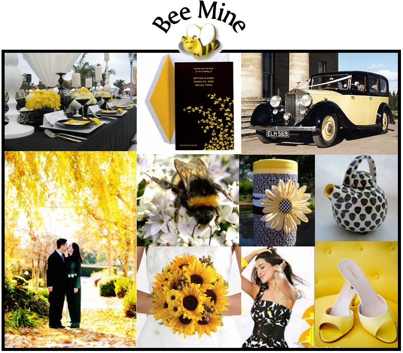 Black and Yellow Wedding Black and Yellow Wedding