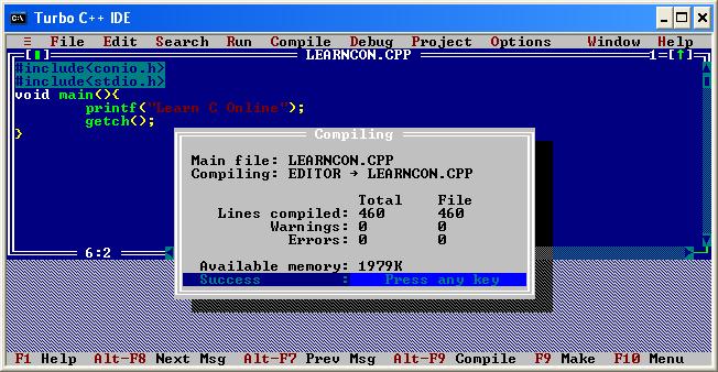 Turbo C Version 2