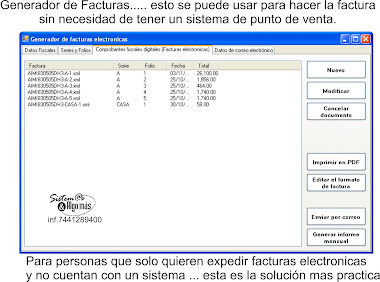 Creacion de Facturas Electronicas Con medio propios