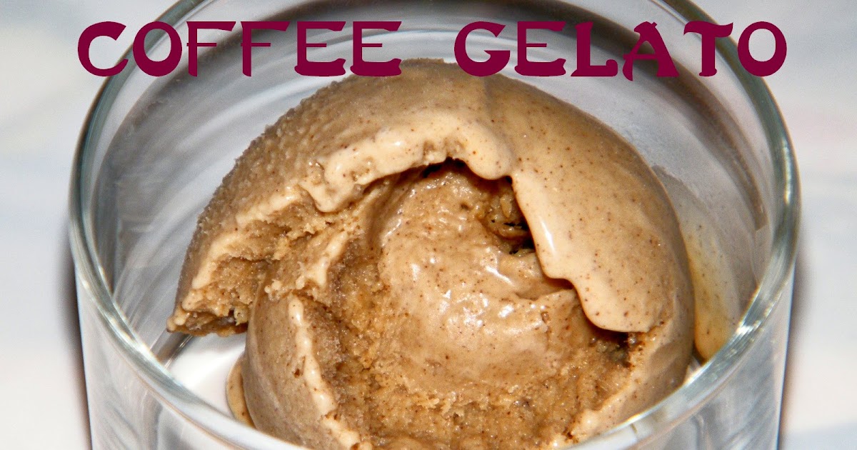 Coffee Gelato Passionate About Baking