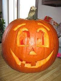 Chris' finished pumpkin!