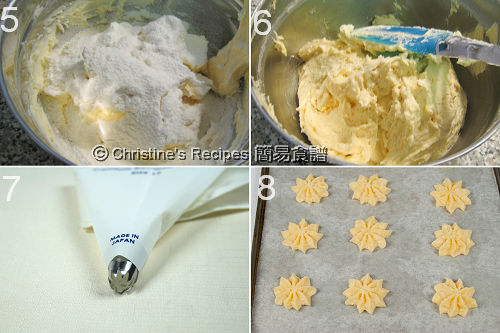 牛油曲奇製作圖 Butter Cookies Procedures02