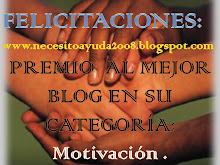 PREMIO MEJOR BLOG MOTIVACIÓN