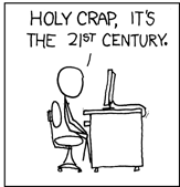 I know. I'm still writing `1904` on all my checks.