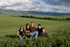 Walla Walla wheatfields.  Just days before Nate left on his mission...three years ago!