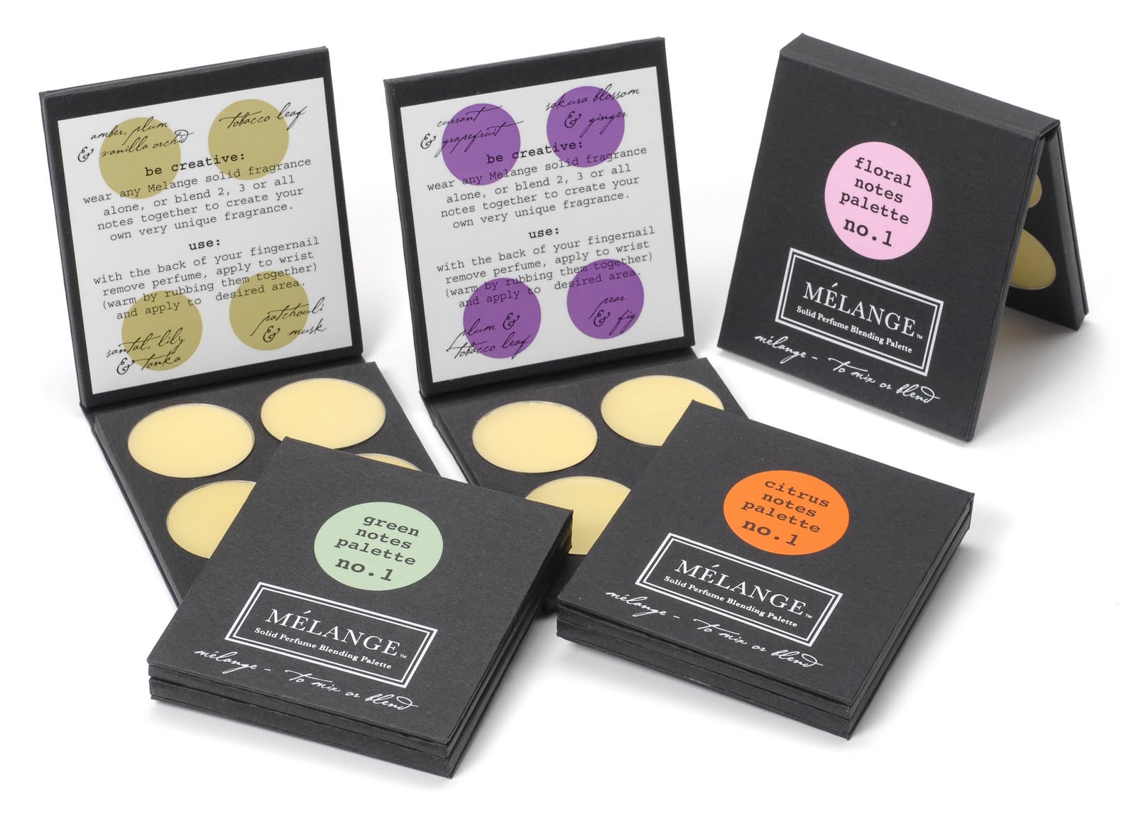 Melange Perfume Melange Solid Perfume Blending Palettes