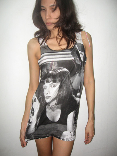 Pulp Fiction Uma Thurman Movie Film Tank Top T-Shirt M PRICE RM49.90