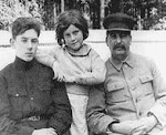 Stalin with his children: Vasiliy and Svetlana.