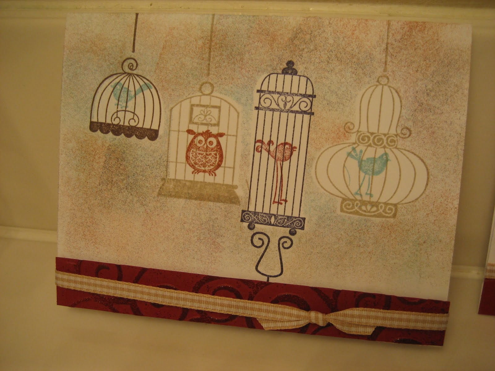 Crafty Creations Bird cage Cards