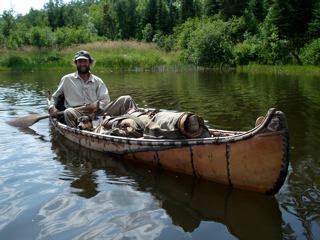 Erik on the PIgeon River this week, while being filmed