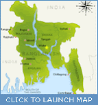 MAP OF BANGLADESH