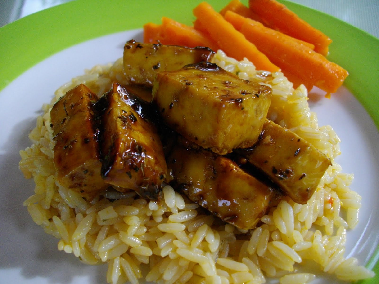 Maman végétarienne du Québec Tofu au sirop d'érable