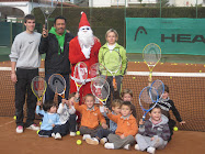 VISITA PARE NOEL A L'ESCOLA DE TENNIS