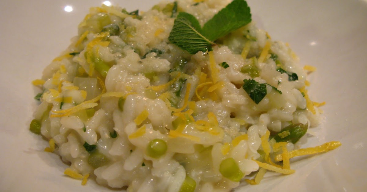 Excellenteten.nl Jamie's risotto met asperges, citroen en munt