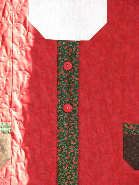 The Crafty Quilter S Closet Santa Knocking At The Door