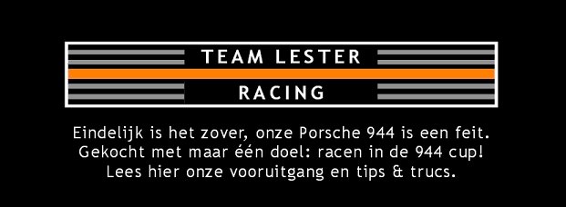 Team Lester Racing - Dingeman Vink & Paul Huyse in Porsche 944 Basic Cup