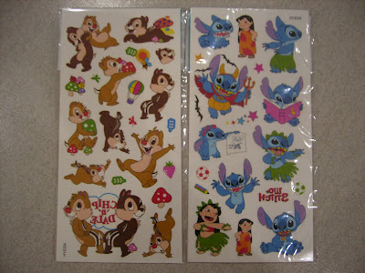 Disney Lilo & Stitch / Chip & Dale Temporary Tattoos