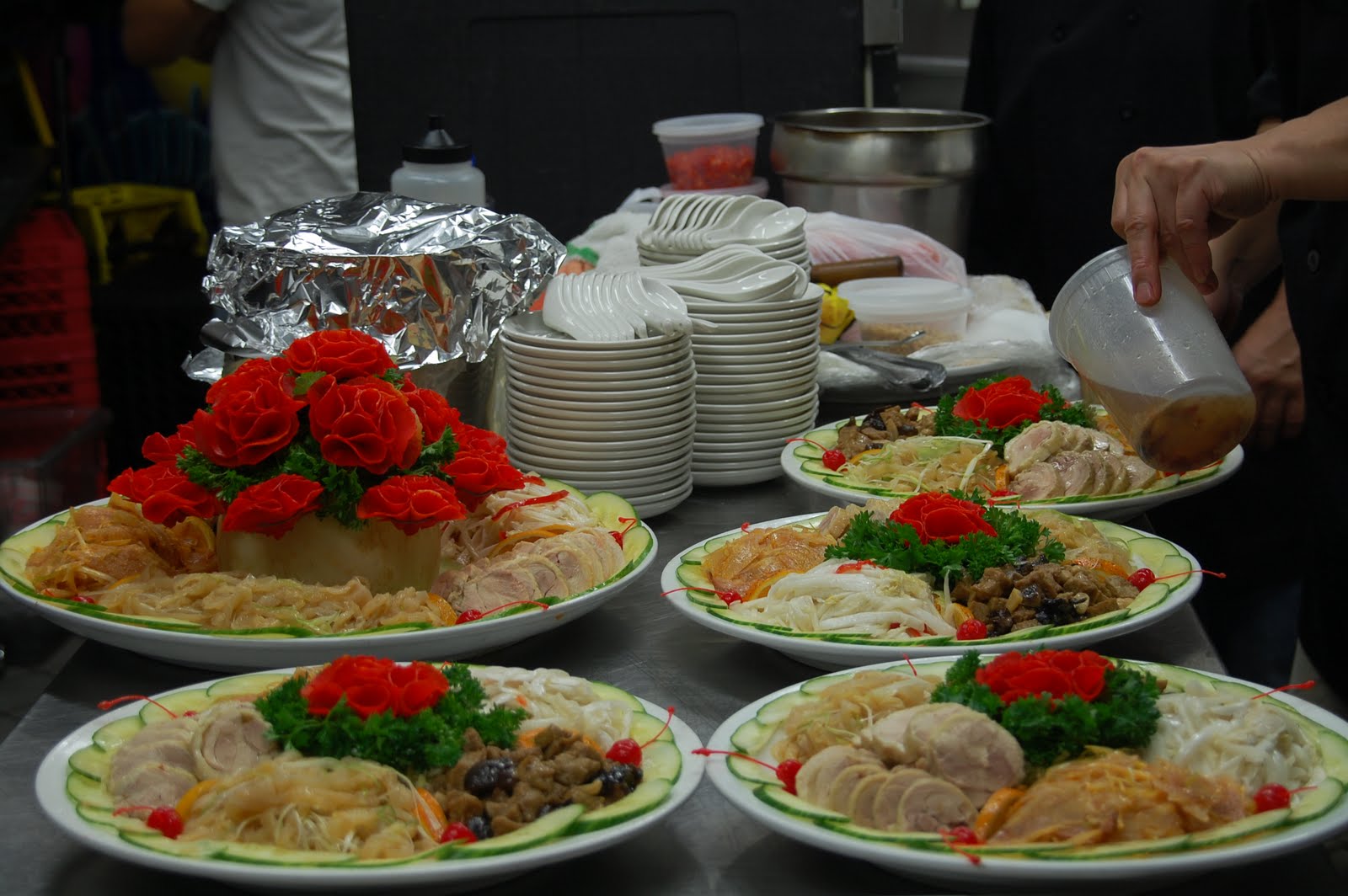 Wok with Seven Seas Seven Seas' Wedding Catering at the Baltimore Aquarium
