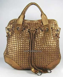 Bottega Veneta Woven Drawstring Bag Replica
