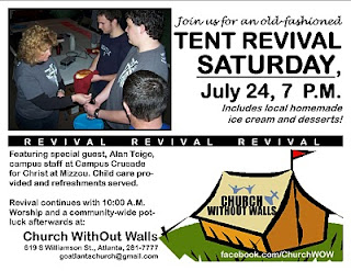 old fashioned tent revival coming to atlanta church without walls tent revival flyer