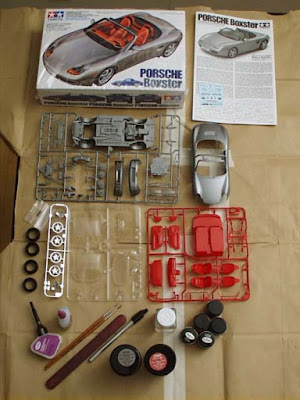 #24187 Tamiya Porsche Boxster 1/24 Scale Plastic Model Kit,Needs assembly 